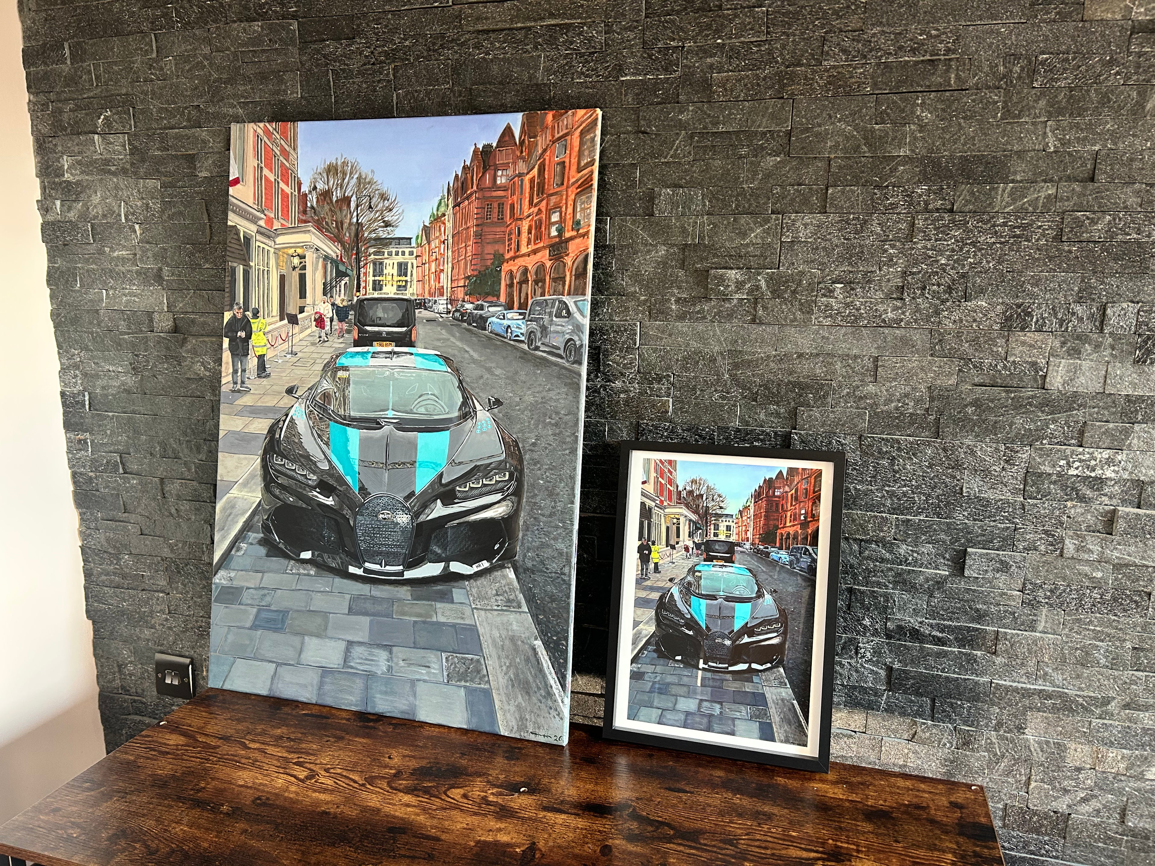 Bugatti Chiron Diamante Noir A3 Print